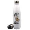 Personalized Sports Balls Just a girl who love Basketball 17 oz Stainless Steel Water Bottle coach player Gift (Brown) view 2