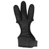 Huntinghome Real Leather Three-Finger Gloves Recurve Bow Finger Protector Archery Protective Gear Accessories (M) view 4