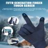 Aegend Lightweight Winter Gloves for Men Women, Warm Running Gloves Touchscreen Thermal Glove Liners for Cold Weather Driving, Cycling & Hiking, Non-Slip, Elastic Cuff, Stretchy, Durable view 2