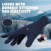 Aegend Lightweight Winter Gloves for Men Women, Warm Running Gloves Touchscreen Thermal Glove Liners for Cold Weather Driving, Cycling & Hiking, Non-Slip, Elastic Cuff, Stretchy, Durable view 4