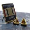 Sujak Military Items Green USN Veteran Operation Iraqi Freedom Service Ribbon Pin view 2