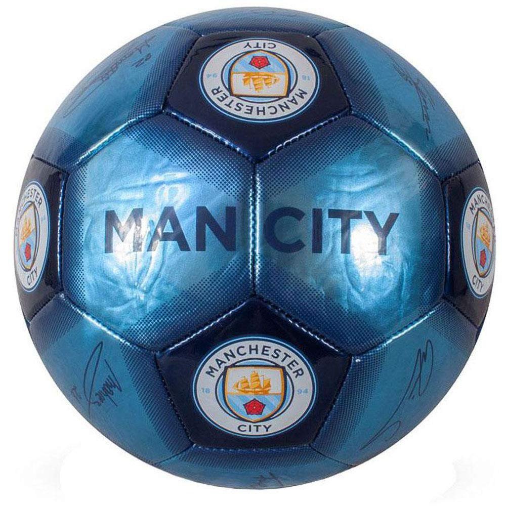Manchester City FC Signature Skill Ball (One Size) (Blue)