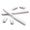 SOODASE White Replacement Silicone Earsocks Rubber Kit For Oakley Fast Jacket XL Sunglasses view 2