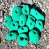 Climbing Holds Pack- 12 Large Bolt-on Holds with Various Difficulty (Green) view 1
