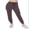 ALWAYS Cargo Jogger Pants for Women - Super Soft Casual Lounge Sweatpants Vintage Violet XL view 2