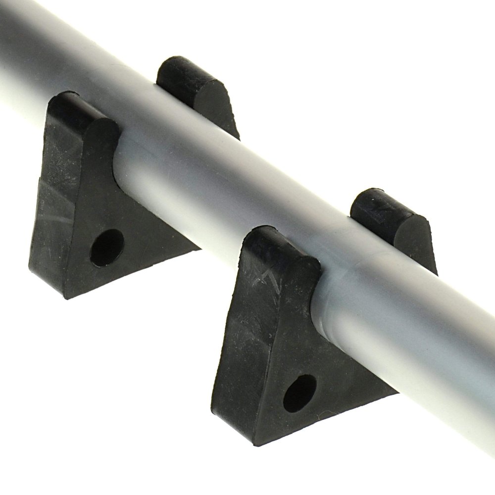 T-H Marine Rubber Pole Light Storage Clips - Durable 3/4 inch Clip for Boats, Marine Organization Solution for Vertical & Horizontal Storage, Versatile Clips for Pole Lights & Accessories