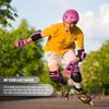 JBM Adult & Kid Skating Protective Gear Set for Beginner to Advanced, Skateboard Helmet Knee and Elbow Pads with Wrist Guards for Inline Roller Skating, Scooter, Skateboarding view 2