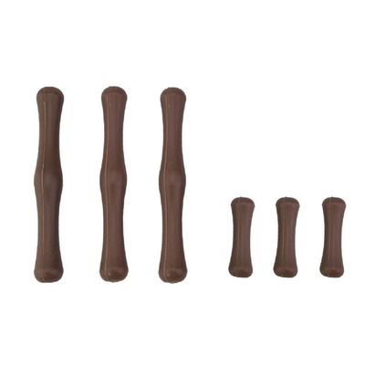 SHARROW Archery Bowstring Finger Saver 3pcs Quick Shot Finger Guard Protective Finger with Pin for Outdoor Hunting (Brown)