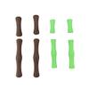 SHARROW Archery Bowstring Finger Saver 3pcs Quick Shot Finger Guard Protective Finger with Pin for Outdoor Hunting (Brown) view 4