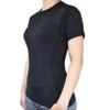 Vital Salveo-Germanium Women Compression Short Sleeve T-Shirts Cool Dry for Athletic Sports wear (Large) Black view 1