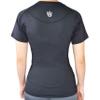 Vital Salveo-Germanium Women Compression Short Sleeve T-Shirts Cool Dry for Athletic Sports wear (Large) Black view 3