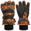 N'Ice Caps Kids Waterproof Winter Thinsulate Warm Gloves (Neon Orange Digital Camo, 5-6 Years) view 1