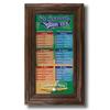 Push Pin Travel Maps Customizable Posters & Prints - Baseball Stadiums Bucket List - Solid Wood Brown - Personalized Framed Pin Map, Includes 150 Pins - Handcrafted in USA - 13" x 23.5" view 1