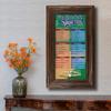 Push Pin Travel Maps Customizable Posters & Prints - Baseball Stadiums Bucket List - Solid Wood Brown - Personalized Framed Pin Map, Includes 150 Pins - Handcrafted in USA - 13" x 23.5" view 2