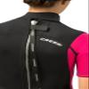 Cressi Med X 2.5 mm Junior Short Sleeves Short Wetsuits, Black/Pink, 3XS view 4