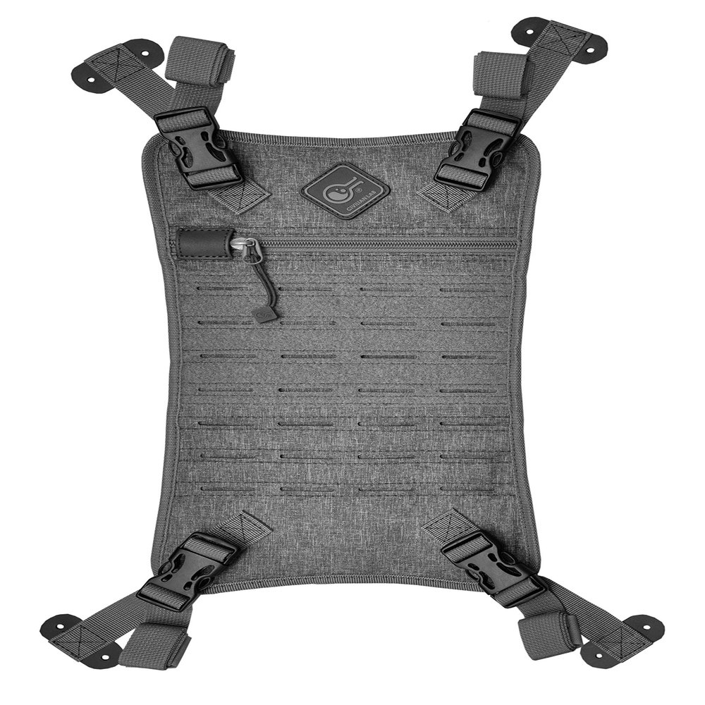HAZARD 4 Beavertail - Molle Cargo Panel for Pillbox(Tm) or Blastwall(Tm) - Gray, One Size