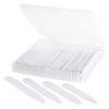 100 Plastic Collar Stays For Men Dress Shirt in Plastic Box 2.5 Inches view 1