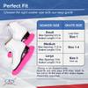 CRS Cross Ice Skate Guards, Soakers and Towel Gift Set. Essential Ice Skating Hard Guard and Soft Skate Blade Cover Accessories for Figure Skating or Hockey (Power Pink, Medium) view 3