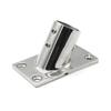 1PC Boat Hand Rail Fitting 45 Degree 1" Rectangular Base-Marine Stainless Steel view 1