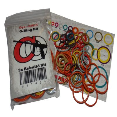 DLX Luxe X, TM40, Idol - Color Coded 3X Oring Rebuild Kit