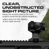 Reptilia DOT Mount 1.93 Inch Height - Red Dot Riser Mount for Aimpoint Micro and More, Mount to Any 1913 Picatinny Rail, Sporting Optic Mount, Black Anodized Finish view 4