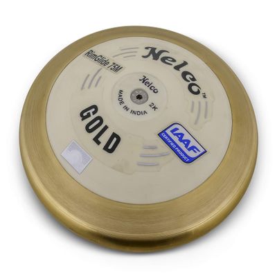 Nelco Gold Super Spin Competition Discus - 2.00 kg