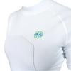 RIBBY SPF 30+ Padded Rash Guard for Surfing, Boogie, Scuba White view 4