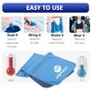 YQXCC Cooling Towel | 2 Pack 47"x12" | Ice Cool for Neck | Soft Breathable Microfiber Chilly | for Yoga, Golf, Gym, Camping, Running, Workout & More Activities view 4