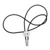 US 2000 South Carolina State Quarter BU Uncirculated Coin Simple Silver Slide Bolo Tie NEW - 36" Black Leatherette Cord view 2