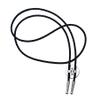 US 2000 South Carolina State Quarter BU Uncirculated Coin Simple Silver Slide Bolo Tie NEW - 36" Black Leatherette Cord view 3