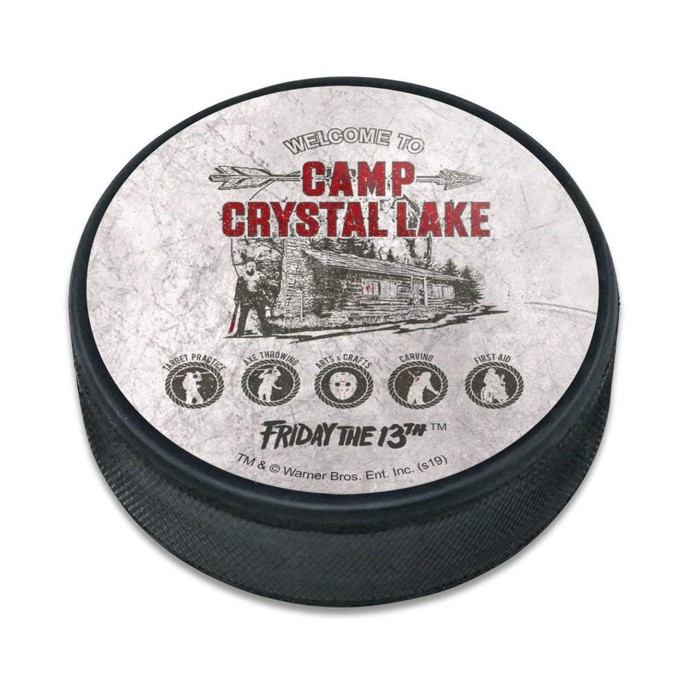 GRAPHICS & MORE Friday The 13th Camp Crysal Lake Ice Hockey Puck