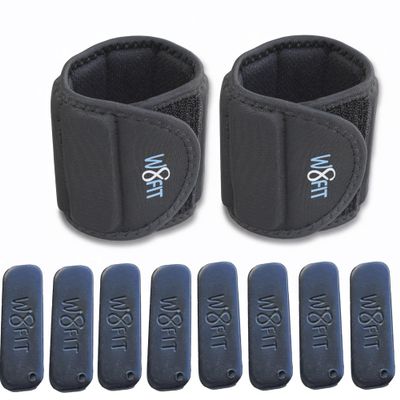 W8FIT Adjustable Wrist Weights 3.4 LBS PAIR (1.7 LBS each) Large 8" - 10"