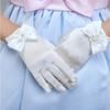 LeJulyeekay Flower Girl Gloves Satin Glove First Communion Short Princess Gloves for Wedding view 4