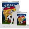 World Cup Spain Flags Spanish Banner Wall Art Flag Poles For Outside House Stand Outdoor Decorations Garden Tapestry Yard Signs FIFA Gifts Sports Fan Trophy Soccer Game Football Made In USA view 2