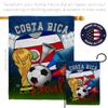 World Cup Costa Rica Flags Costa Rican Banner Wall Art Flag Poles For Outside House Stand Outdoor Decorations Garden Tapestry Yard Signs FIFA Gifts Sports Fan Trophy Soccer Game Football Made In USA view 4