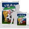 World Cup Iran Flags Iranian Banner Wall Art Flag Poles For Outside House Stand Outdoor Decorations Garden Tapestry Yard Signs FIFA Gifts Sports Fan Trophy Soccer Game Football Made In USA view 2