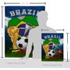 World Cup Brazil Flags Brazilian Banner Wall Art Flag Poles For Outside House Stand Outdoor Decorations Garden Tapestry Yard Signs FIFA Gifts Sports Fan Trophy Soccer Game Football Made In USA view 2
