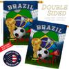 World Cup Brazil Flags Brazilian Banner Wall Art Flag Poles For Outside House Stand Outdoor Decorations Garden Tapestry Yard Signs FIFA Gifts Sports Fan Trophy Soccer Game Football Made In USA view 3