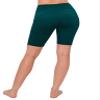 ALWAYS Women Bike Shorts with Pockets - Yoga Legging Pants Dark Teal One Size view 4