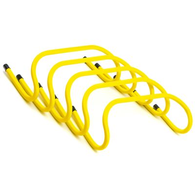 Trademark Innovations 6" Speed Training Hurdles (Set of 5, Yellow)