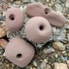 Climbing Holds Pack- 4 Large Bolt-on Holds with Various Difficulty (Brown) view 1