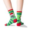Hot Sox Women's Bah Humpug Crew Socks, Green, Women's Shoe Size 4-10 view 4