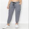 ALWAYS Cargo Jogger Pants for Women - Super Soft Casual Lounge Sweatpants Charcoal S view 2