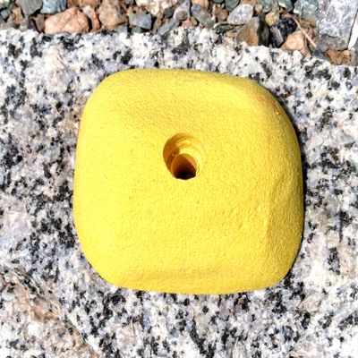 Jug- Bolt-On Climbing Hold (Yellow)