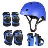 JBM Adult & Kid Skating Protective Gear Set for Beginner to Advanced, Skateboard Helmet Knee and Elbow Pads with Wrist Guards for Inline Roller Skating, Scooter, Skateboarding view 1