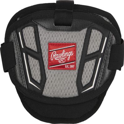 Rawlings NOCSAE Arc Reactor Core Baseball Catcher's Protective Heart Guard Attachment Piece, Black, Model:CPAPN-B