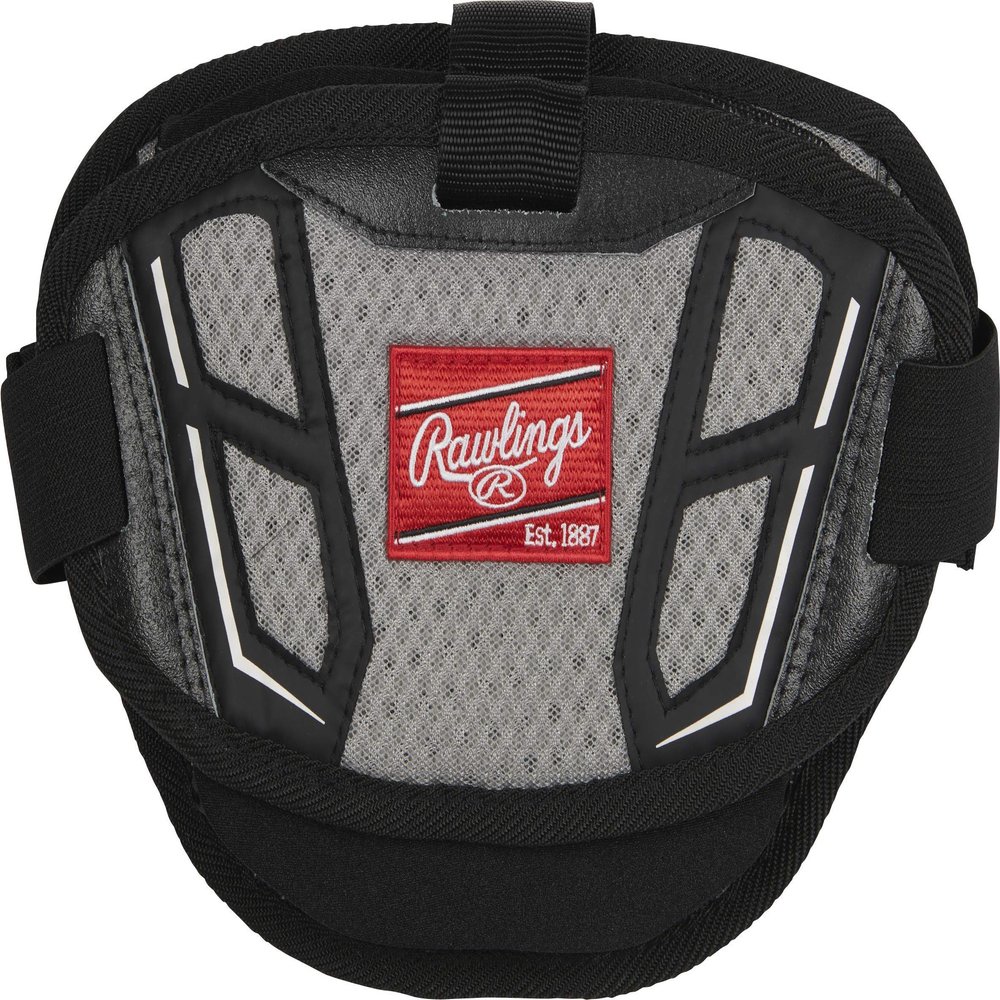 Rawlings NOCSAE Arc Reactor Core Baseball Catcher's Protective Heart Guard Attachment Piece, Black, Model:CPAPN-B
