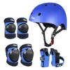 JBM Adult & Kid Skating Protective Gear Set for Beginner to Advanced, Skateboard Helmet Knee and Elbow Pads with Wrist Guards for Inline Roller Skating, Scooter, Skateboarding view 1