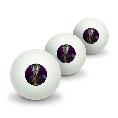 GRAPHICS & MORE Batman Arkham Asylum Video Game Joker Novelty Table Tennis Ping Pong Ball 3 Pack