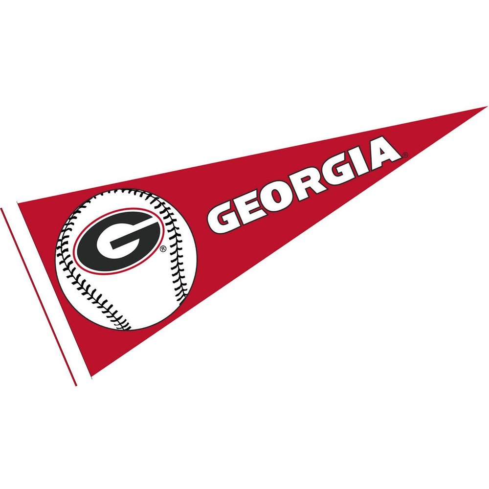 Georgia Bulldogs Baseball Full Size Felt Pennant